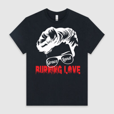 Grace Land Band - Burning Love Tee (Unisex Light on Darks) Thumbnail