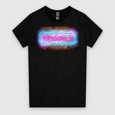 Grace Land Band Neon Tee (Women's Fit Dark) Thumbnail