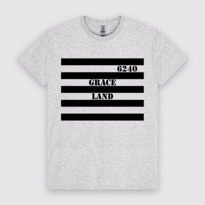 Grace Land Jailhouse (Unisex Dark on Lights) Thumbnail