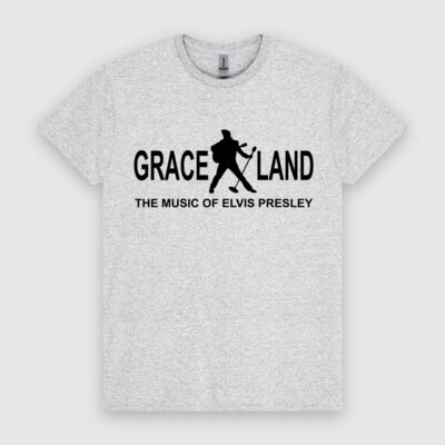 Grace Land Elvis Dancing Tee (Unisex Dark on Light) Thumbnail